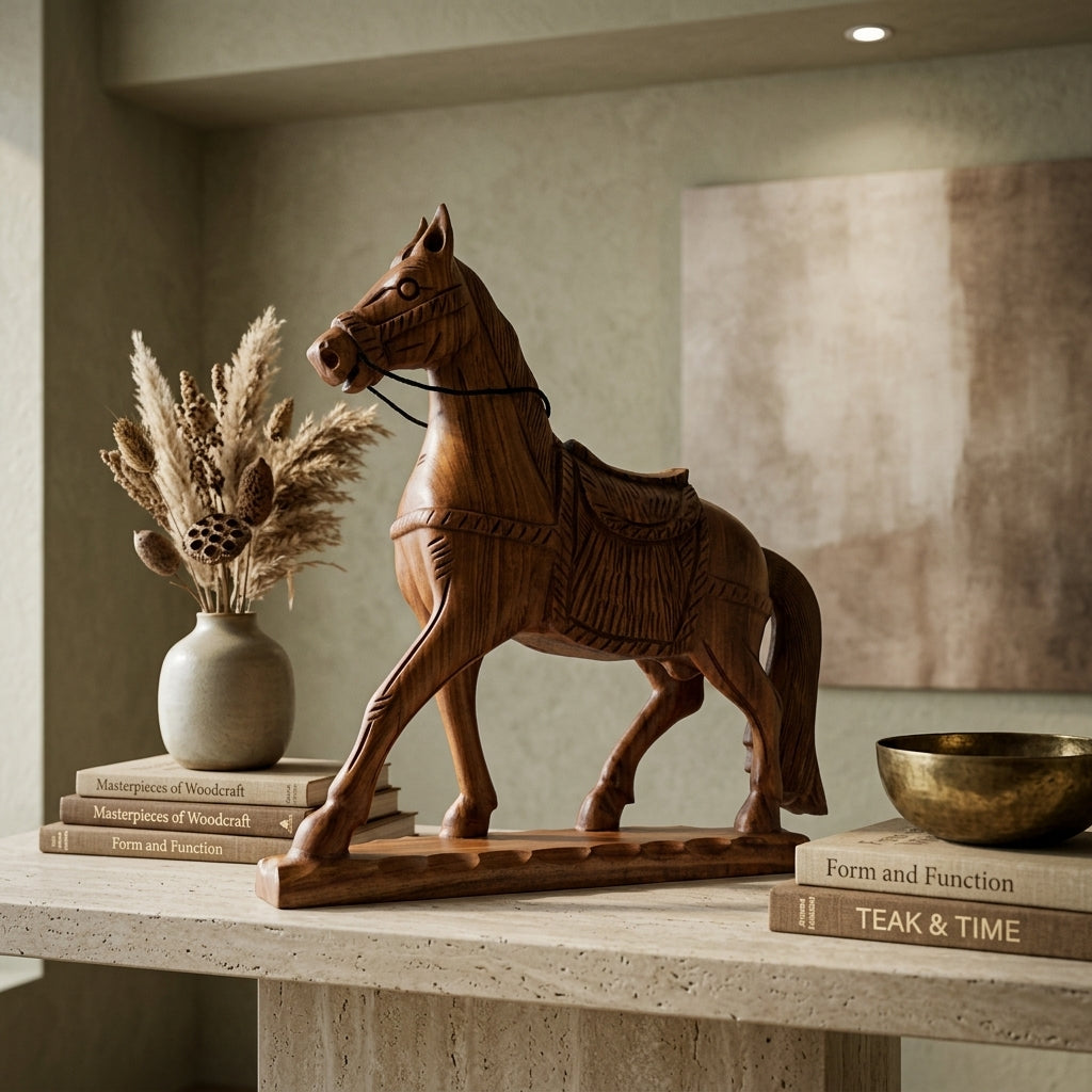 Beautiful Handcrafted Horse | Home Decor | TCW