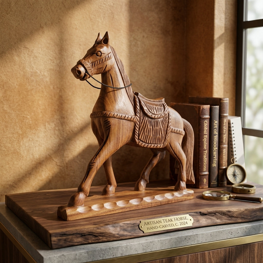 Beautiful Handcrafted Horse | Home Decor | TCW