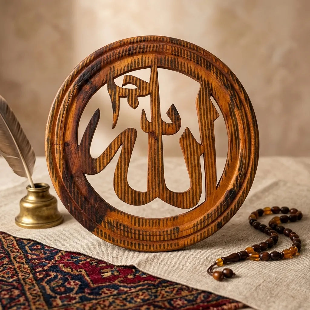 Handmade Caligraphy Allah Named | TCW.