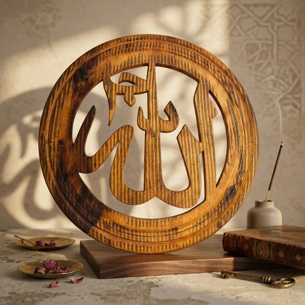Handmade Caligraphy Allah Named | TCW.