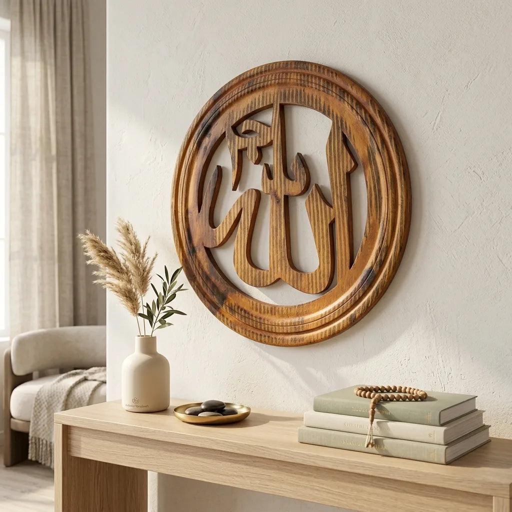 Handmade Caligraphy Allah Named | TCW.