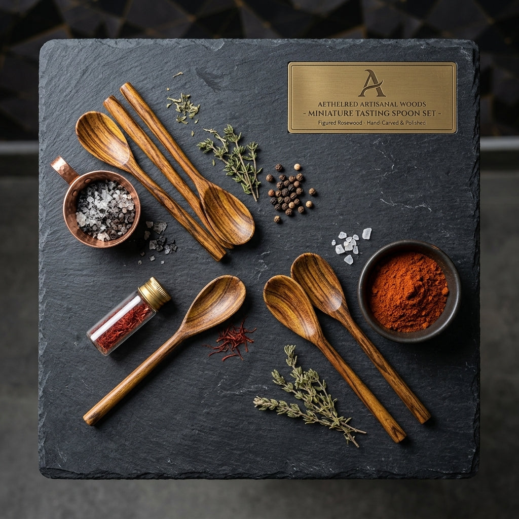 Wooden  Spoon Set – 6 Pcs | Handmade Kitchen Utensils by TCW