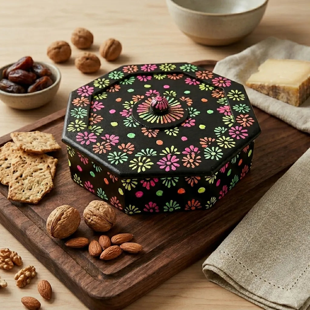 Wooden Dry Fruit Bowl – Handcrafted Snack & Serving Bowl Pakistan | TCW