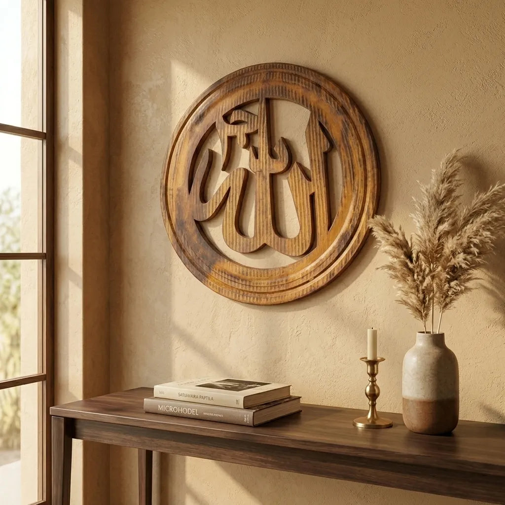Handmade Caligraphy Allah Named | TCW.
