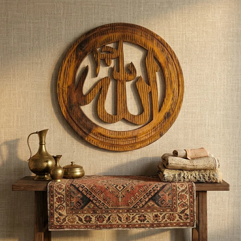 Handmade Caligraphy Allah Named | TCW.